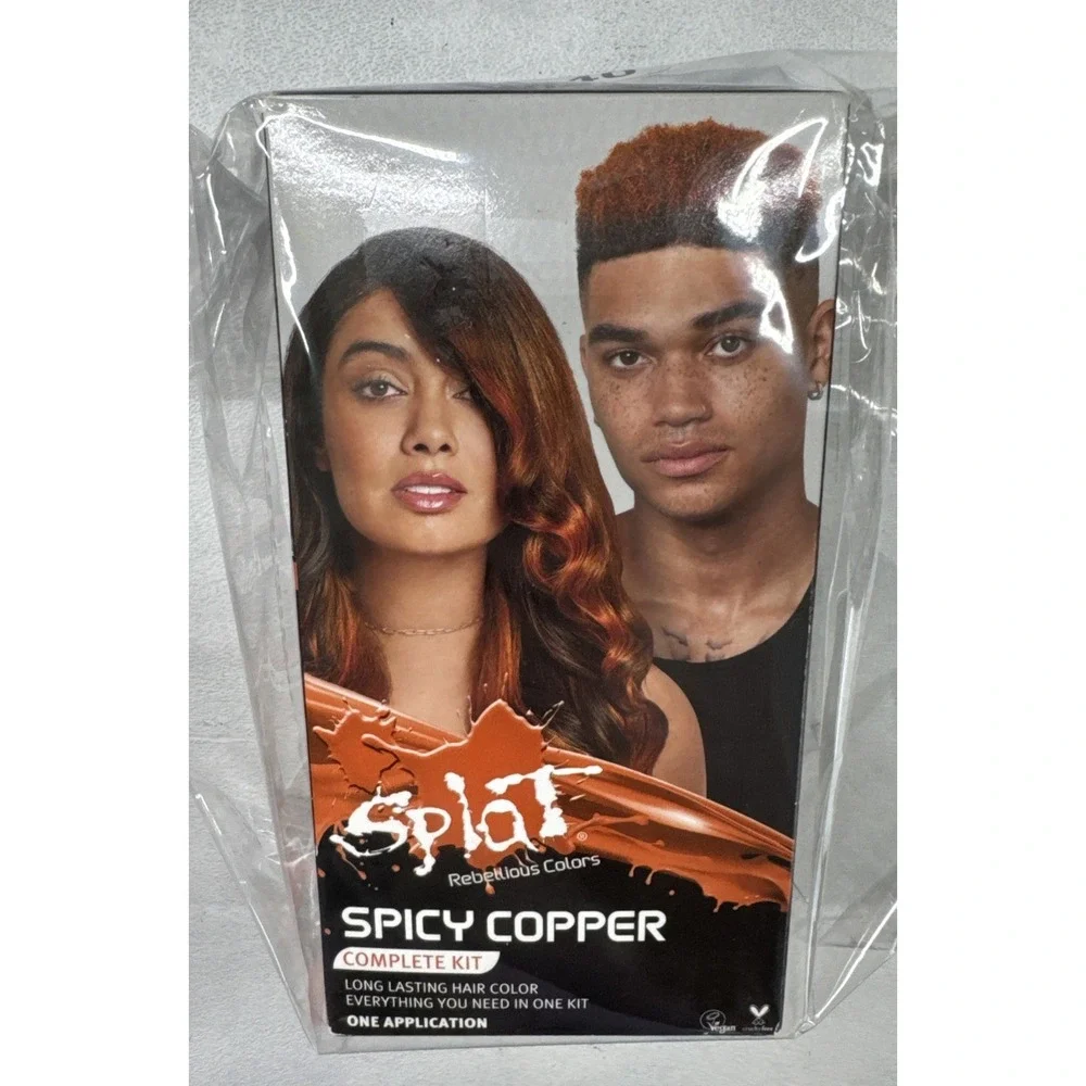 Splat Spicy Copper Long Lasting Hair Color Complete Kit NEW Hair Dye Sealed